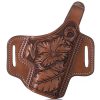 FLORAL Hand-carved Leather Gun Holster