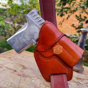 Professional SoB Leather Holster &ndash; Handmade 6 O&rsquo;Clock Carry with Tension Screw & Double Stitching
